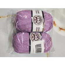 Belirtilmemiş Madame Cotton Lila El Örgü Ipi (2 Adet)- (Amigurumi Ipi) - Renk: 023