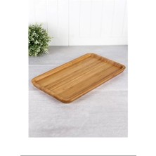 İsmiyle Al 25X14 Bambu Sunum Tabağı ROYALEKS-PP2514