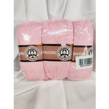 Belirtilmemiş Favori Bebe Pembe El Örgü Ipi (3 Adet) - Renk: 039