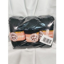 Belirtilmemiş Favori Siyah El Örgü Ipi (3 Adet) - Renk: 999