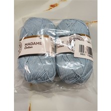 Belirtilmemiş Ören Bayan Madame Cotton Açık Mavi El Örgü Ipi (2 Adet)- (Amigurumi Ipi) - Renk: 014