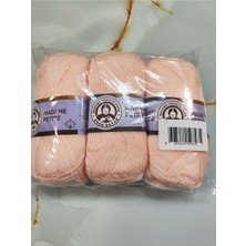 Ören Bayan Madame Petite Antipilling Karides Pembesi El Örgü Ipi (3 Adet) (Amigurumi Ipi) - Renk: 095