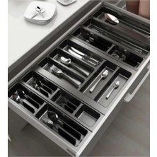 İsmiyle Al Eco Lüx Modül Kaşıklık Antrasit 62X49 cm ROYALEKS-ACERO-20355