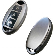 Nissan Qashqai Juke X-Trail Micra Murano Infiniti Uyumlu 3 Buton Smart Silikon Oto Anahtar Kumanda K