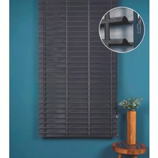 YS Perde Tasarım Picasso Shadow Silüet Kumaş Jaluzi Store Perde, Alüminyum Kasalı Yüksek Kaliteli - Antrasit W12/PICASSO