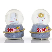 Uslucan Alışveriş Kar Küresi Işıklı Müzikli 13 cm