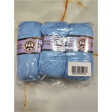 Ören Bayan Madame Petite Antipilling Bebe Mavi El Örgü Ipi (3 Adet) (Amigurumi Ipi) - Renk: 141
