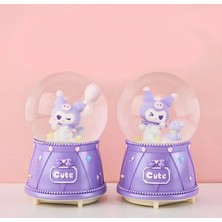 Uslucan Alışveriş Kuromi Işıklı Müzikli Kar Küresi Orta Boy Model 3