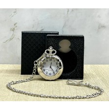 Uslucan Alışveriş Özel Kutulu Gümüş Köstekli Saat