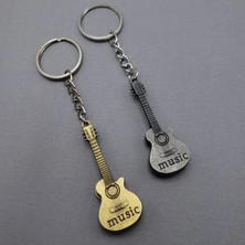 Uslucan Alışveriş Metal Gitar Anahtarlık