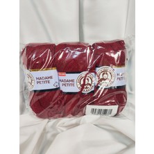 Ören Bayan Madame Petite Antipilling Kırmızı El Örgü Ipi (3 Adet) (Amigurumi Ipi) - Renk: 136