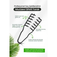 Tayem Mucizevi French Crop Düz Saç Şekillendirme Dalgalandırma Tarağı, Profesyonel Sihirli Tarak