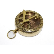 Uslucan Alışveriş Pirinç Güneş Saati ve Pusula Modeli