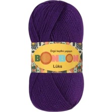 İsmiyle Al 1 Adet Lüks Patik Ipi Yünü Mor 98290