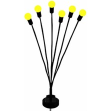 İsmiyle Al 2'li Bahçe Çiti 6'lı Renkli Güneş Enerjili LED Lamba ROYALEKS-1085