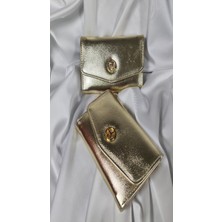 Leaf Accessory Dore Kadın Cüzdanı Suni Deri, Kadın Cüzdanı Çıtçıtlı Kapaklı, Içten Fermuarlı, Kartlık Bölmeli