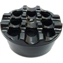 İsmiyle Al Izgaralı Yuvarlak Küllük ROYALEKS-RA-647