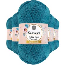 İsmiyle Al 5 Adet Lotus Lux Bikini Büstiyer Bluz Simli Örgü Ipi K512 Turquaz