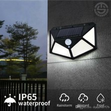 Solar Bahçe Aydınlatma Lambası 100 LED