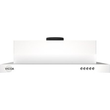 Vicoa-Vuh 6001-W-60 Cm. Beyaz Dolap Altı Davlumbaz - 500 M³/saat Yüksek Emiş Gücü