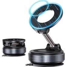 Eco Port 360 Dönebilen Ayarlanabilir Araç Içi Tutucu Kullanılabilen Vakumlu K007 Magsafe Telefon Tutucu