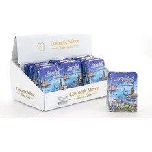 Uslucan Alışveriş Taşlı Istanbul Tasarımı El Aynası Ince Model 25