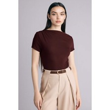 DeFacto Slim Fit Kayık Yaka Tişört E7016AX26SP