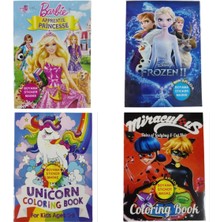 Gül Kırtasiye 4 Adet 3'ü Bir Arada Aktivite Kitabı Boyama Kitabı + Maske + Sticker