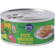 SHC4200 Ördekli Islak Kedi Maması, Yüksek Proteinli Yaş Kedi Maması 85 gr 24'lü