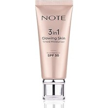 SHC4200 Note Cosmetics 3 In 1 Glowing Skin Tinted Moisturizer 50 Spf Işıltılı Aydınlatıcı Krem