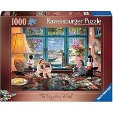 SHC4200 Ravensburger, 1000P Puzzle Tutkununun Masası, Yetişkin Puzzle