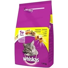 SHC4200 Whiskas Tavuklu ve Sebzeli Yetişkin Kuru Kedi Maması 1,4 kg