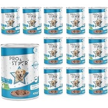 SHC4200 Prostar Yetişkin Köpek Balıklı Pate 400 Yaş Mama gr x 12 Adet