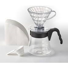 SHC4200 Hario V60 Kahve Demleme Seti, Şeffaf