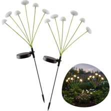 SHC4200 2 Adet Plastik Mantar Sensörlü Solar Bahçe Lambası