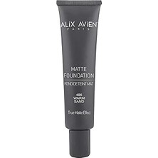 SHC4200 Alix Avien Uzun Süre Kalıcı Doğal Mat Bitişli E Vitamini Içeren Mat Fondöten - Matte Foundation 405