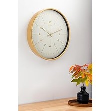 SHC4200 Emores 30 cm Gerçek Cam Sessiz Mekanizma Duvar Saati