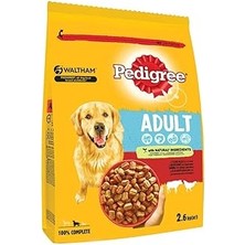 SHC4200 Pedigree Köpekler Için Biftekli ve Kümes Hayvanlı Kuru Mama, 2.6 kg