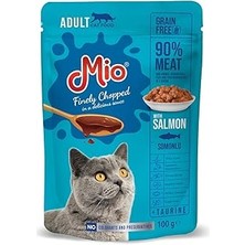 SHC4200 Mio Pouches, Yetişkin, Somonlu 100 gr x 24 Adet