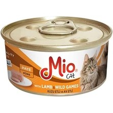 SHC4200 Mio 85 gr Kedi Yaş Mama, Kuzu Etli ve Etli x 24 Adet