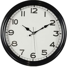 SHC4200 Emores 31 cm Sessiz Mekanizmalı Dekoratif Cam Duvar Saati