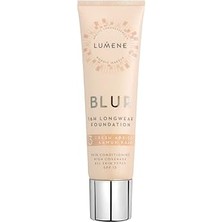 SHC4200 Lumene Blur 16H Longwear Foundation SPF15 16 Saat Kalıcı Fondöten SPF15 Fresh Apricot