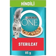 SHC4200 Purina One Hindi Etli Kısırlaştırılmış Kediler Için Yaş Kedi Maması 85 Gram, 26 Adet