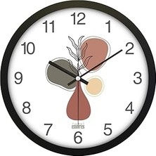 SHC4200 Emores 30 cm Gerçek Cam Sessiz Mekanizma Duvar Saati