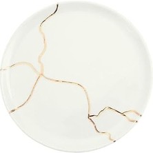 SHC4200 Porland Spirits Altın Yaldız Düz Tabak 20CM