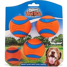 SHC4200 Chuckit! Ball Köpek Oyuncak Topu, 3 Adet (Medium) - Yüksek Sıçrama Gücü, Dayanıklı Kauçuk, Yü