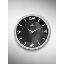 SHC4200 Galaxy Exclucive Kabartama Rakamlı Klasik Kadranlı 30 cm Duvar Saati Gri