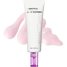 SHC4200 About Tone Şeftali Pembe Ton Eşitleyici Vegan Güneş Kremi Lightful Toneup Sunscreen 50ML