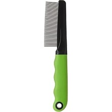 SHC4200 Ferplast Gro 5790 Comb W,handle, Green, Narrow Short