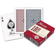 SHC4200 Fournier Poker Oyun Kartları Nº 18, Standart Endeks, Kırmızı Veya